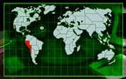 (20 Peru on world map)
